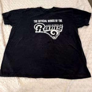 Los Angeles Rams Football Wing Stop black t-shirt - 2XL
